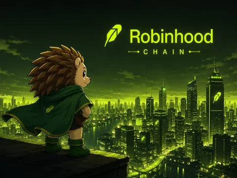 Hedge overlooking Robinhood Chain