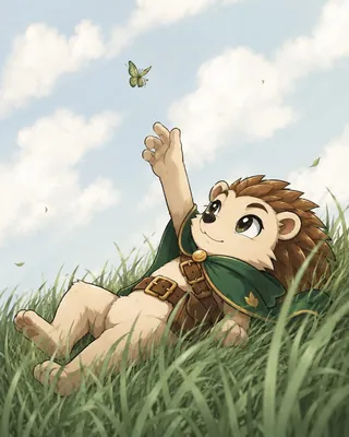 Hedge in the grass